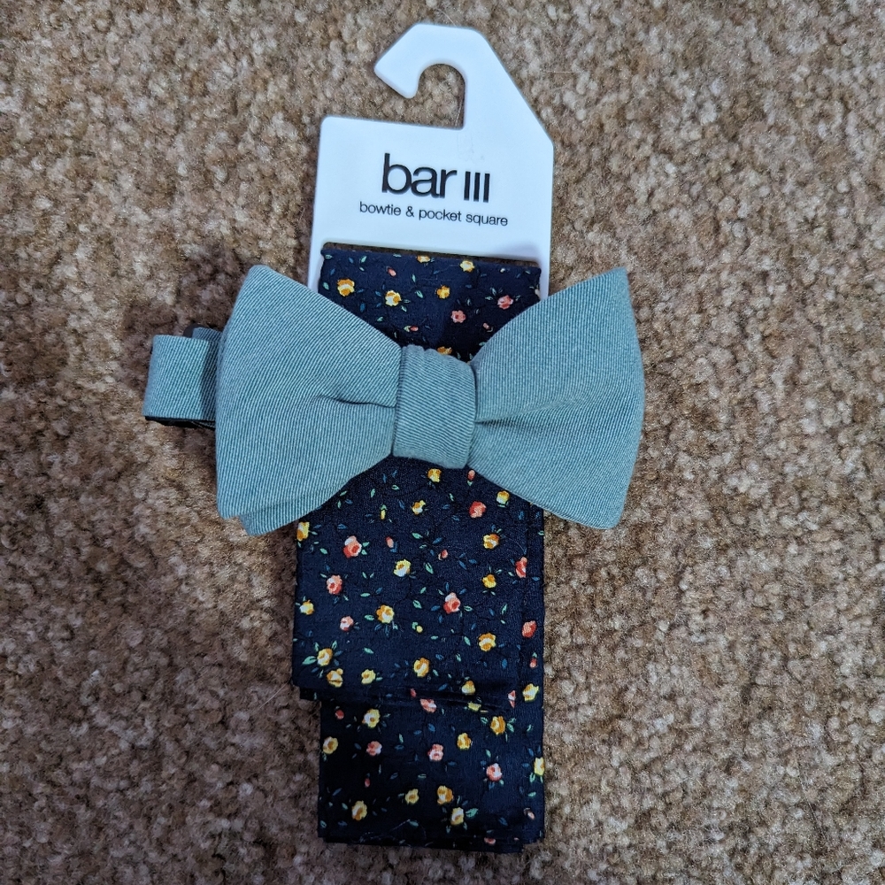 Bowtie and Pocket Square Combo